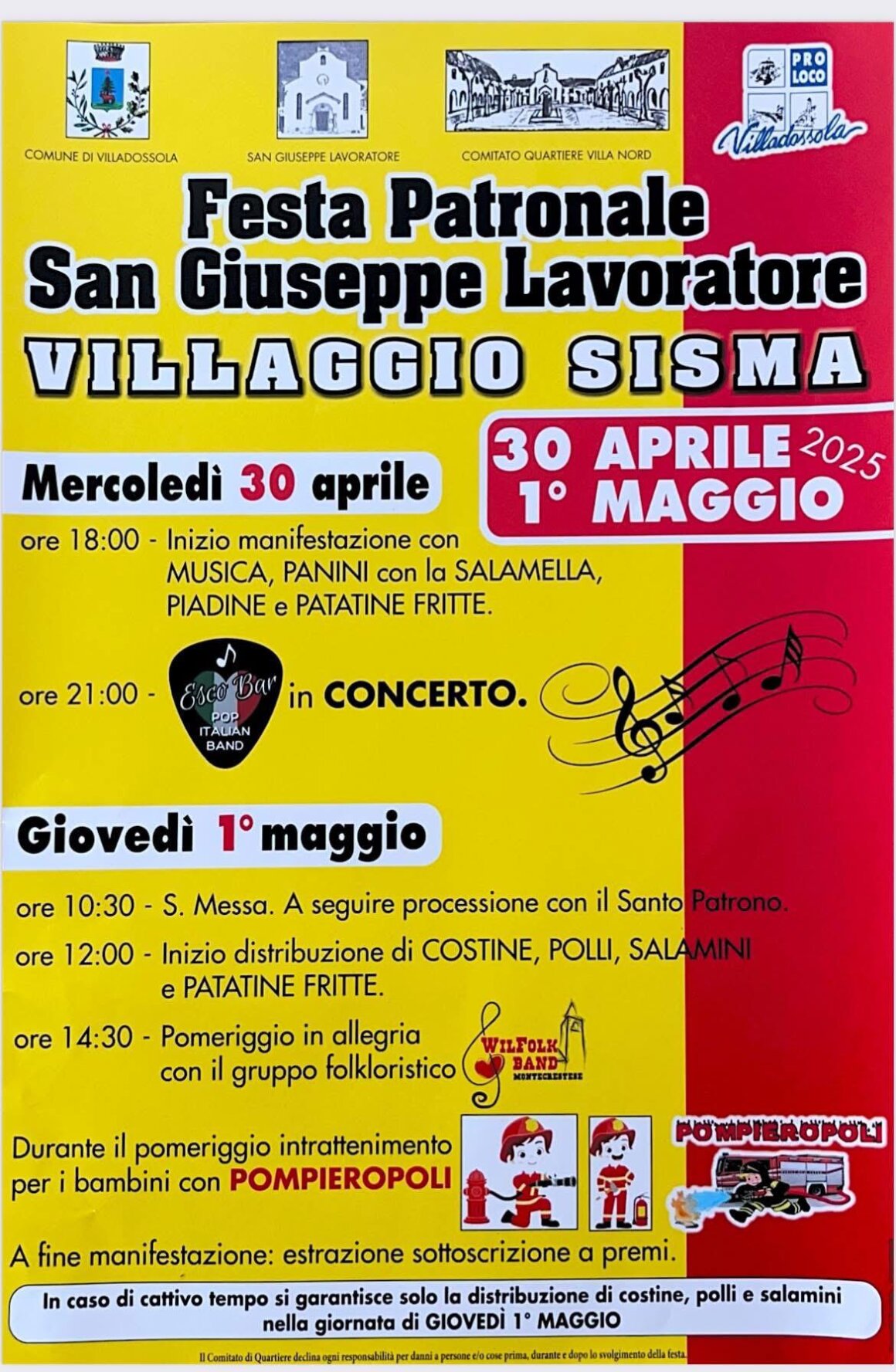 festa patronale del lavoratore