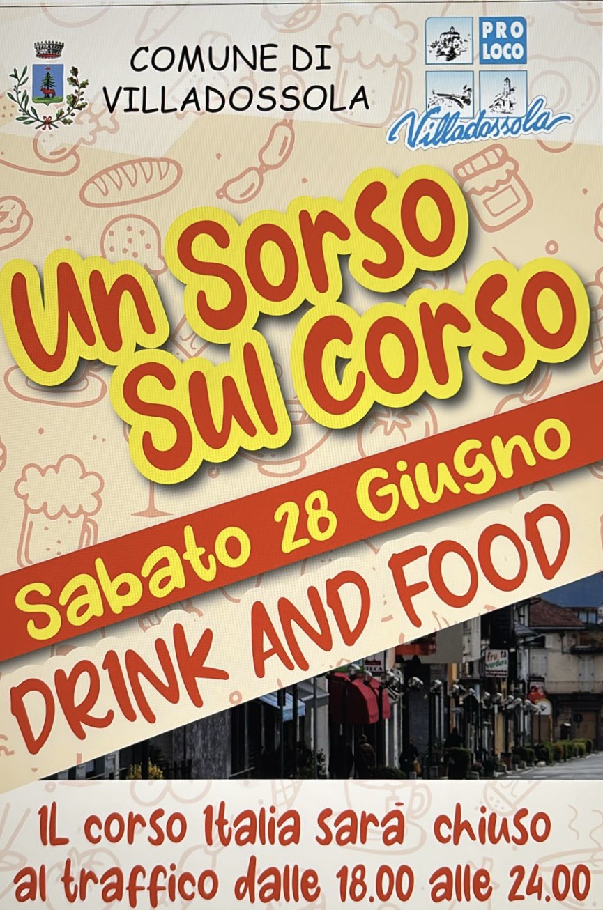 un sorso sul corso 28 giugno 2025